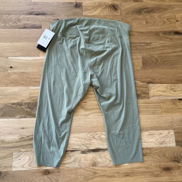 Nike Zenvy‎ Gentle-Support High Rise 7/8 Cropped Leggings Womens 1X Green $95 - Picture 7 of 7